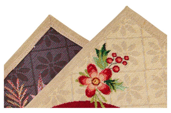 Дорожка для стола Mix&Match Home Мастерская подарков 44х140 см, гобелен, бежевый