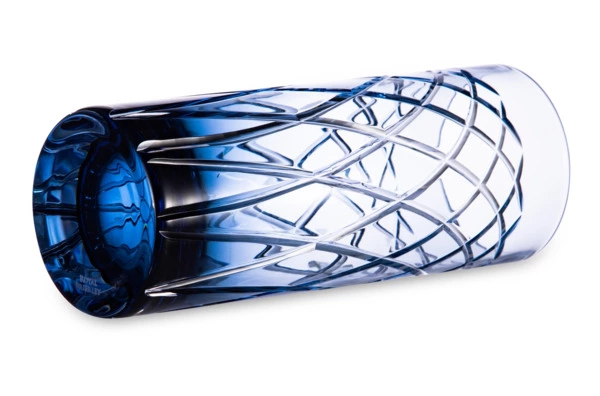 Стакан хайбол Royal Brierley Харрис 380 мл, хрусталь, голубой