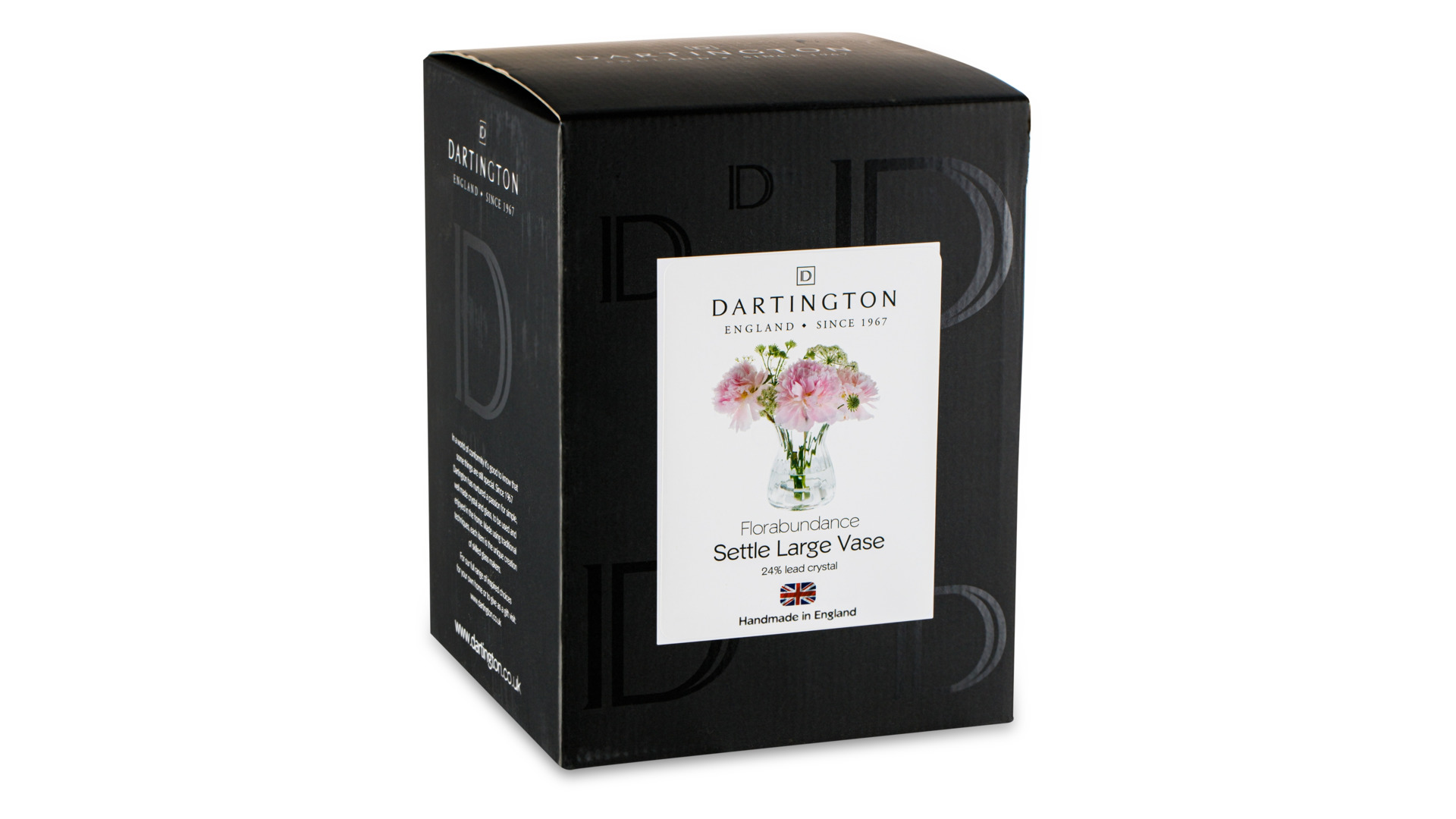 Ваза Dartington Цветочное изобилие 20 см, хрусталь
