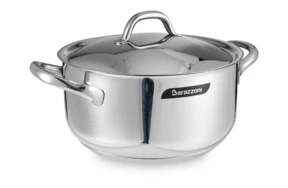 Кастрюля с крышкой Barazzoni Chef line 4,5 л 24 см, сталь нержавеющая