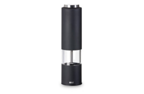 Мельница электрическая для перца и соли AdHoc Tropica Black 21,5x5 см, сталь нержавеющая, черный, п/