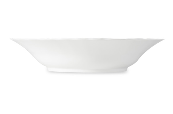 Тарелка суповая Meissen Лебединый сервиз Белый бисквит 25 см, фарфор