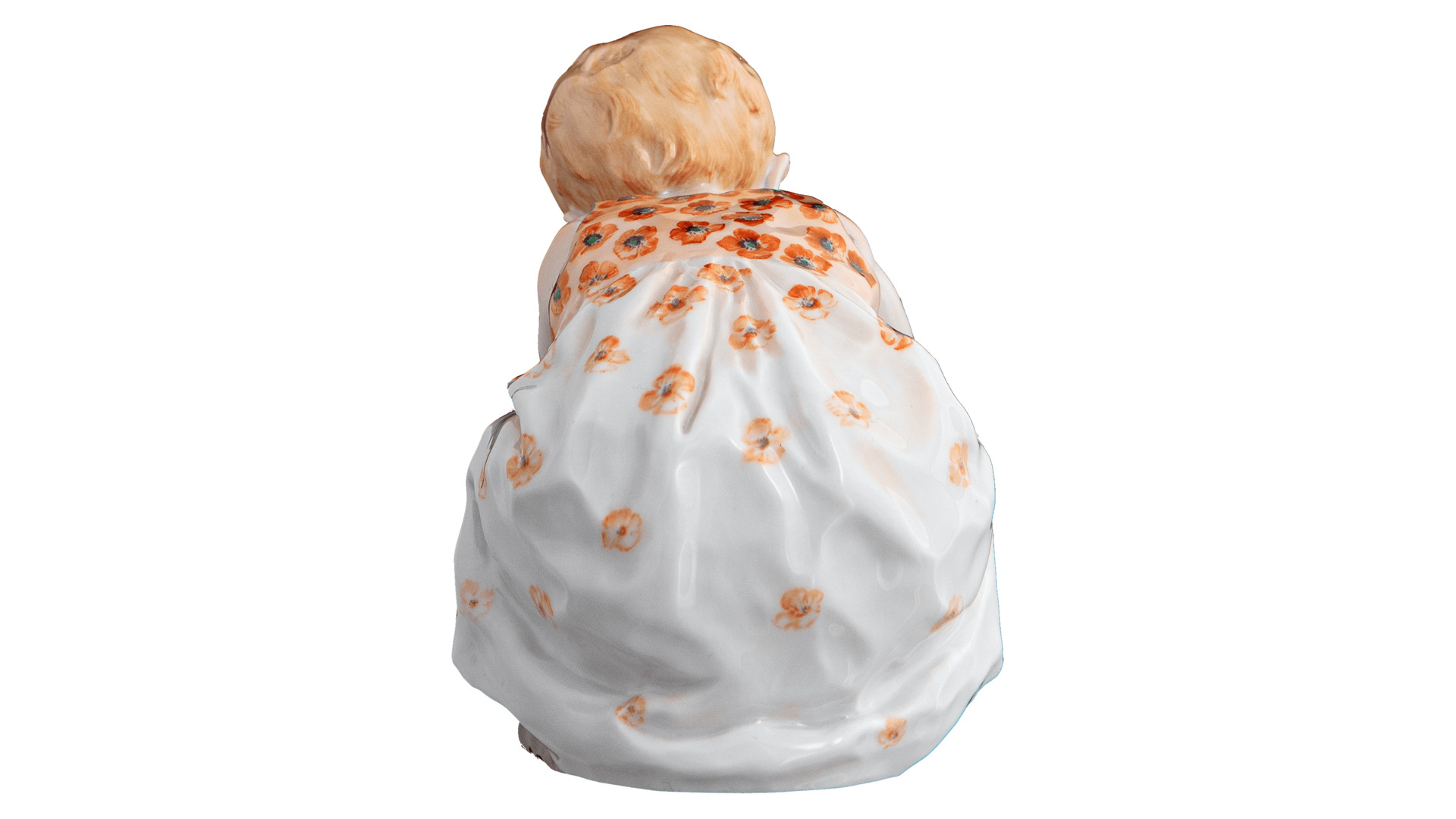 Фигурка Meissen Ребенок с куклой 8 см, фарфор