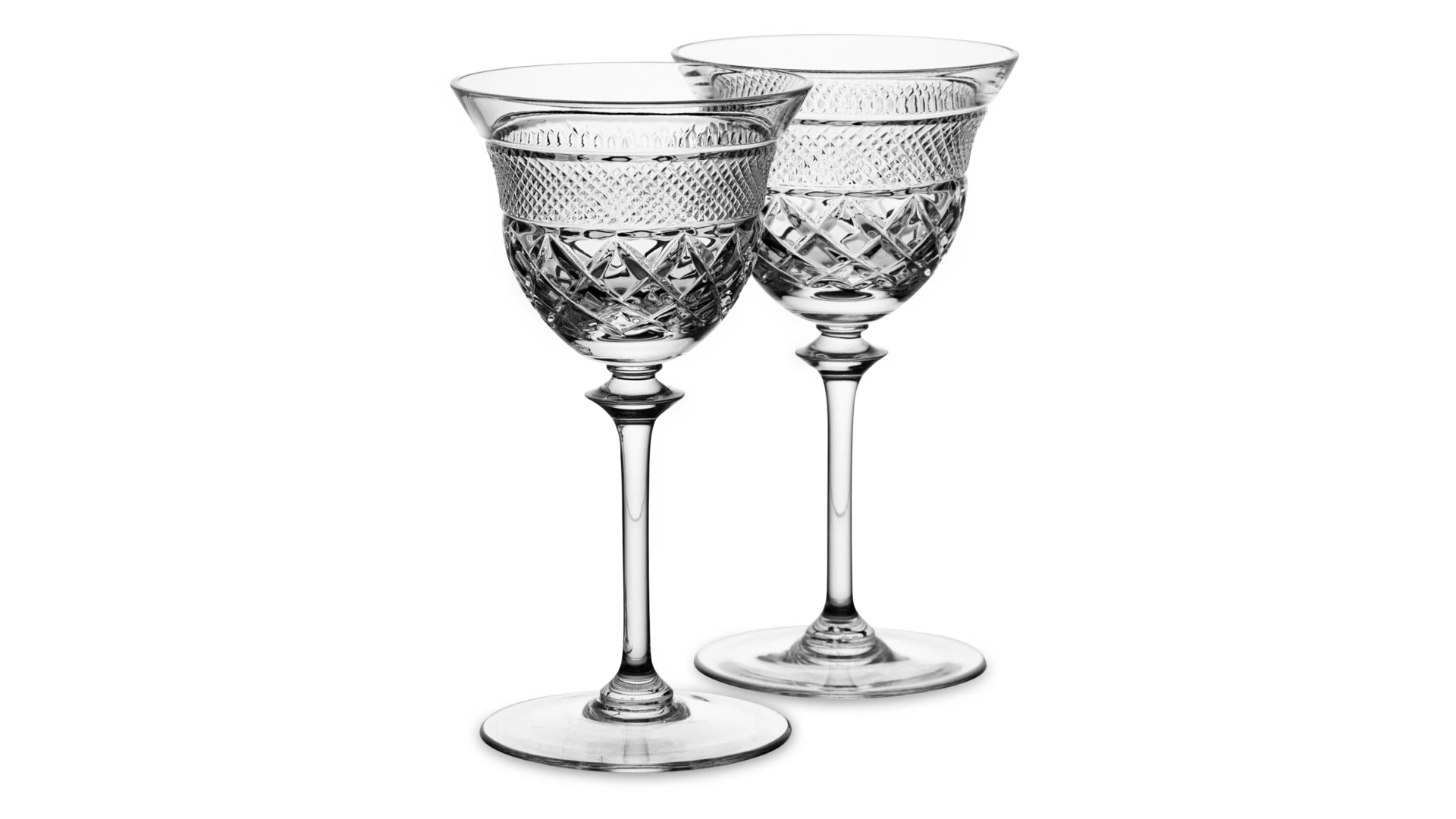 Набор бокалов для белого вина Cristal de Paris Новый Король Георг, 2 шт, хрусталь