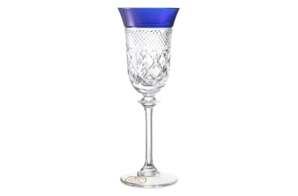 Набор фужеров для шампанского Cristal de Paris Новый Король Георг, хрусталь, 6 шт, 6 цветов, хрустал