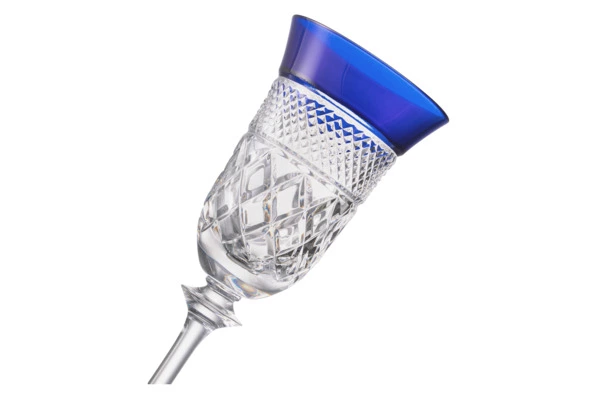 Набор фужеров для шампанского Cristal de Paris Новый Король Георг, 6 шт, хрусталь, 6 цветов