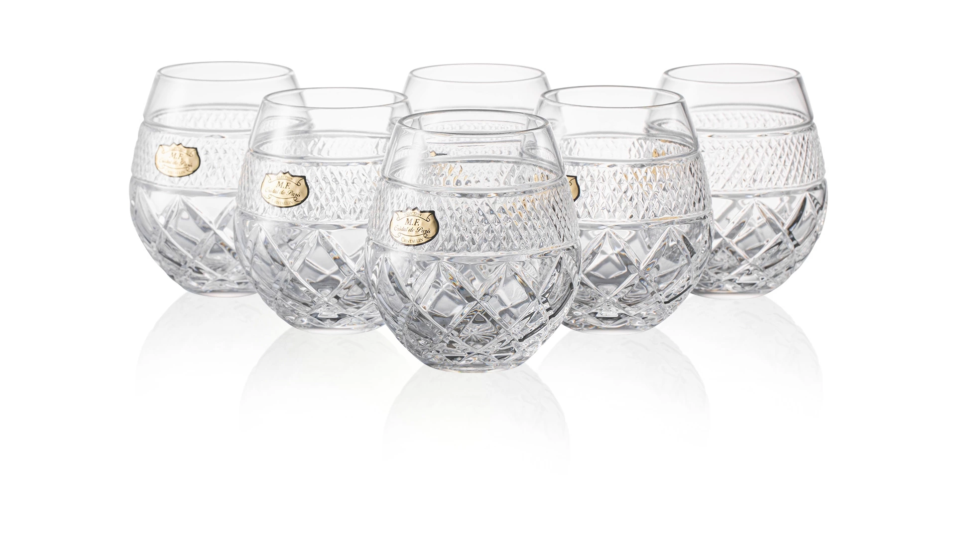 Набор стаканов для воды Cristal de Paris Король Георг 500 мл, 6 шт, хрусталь