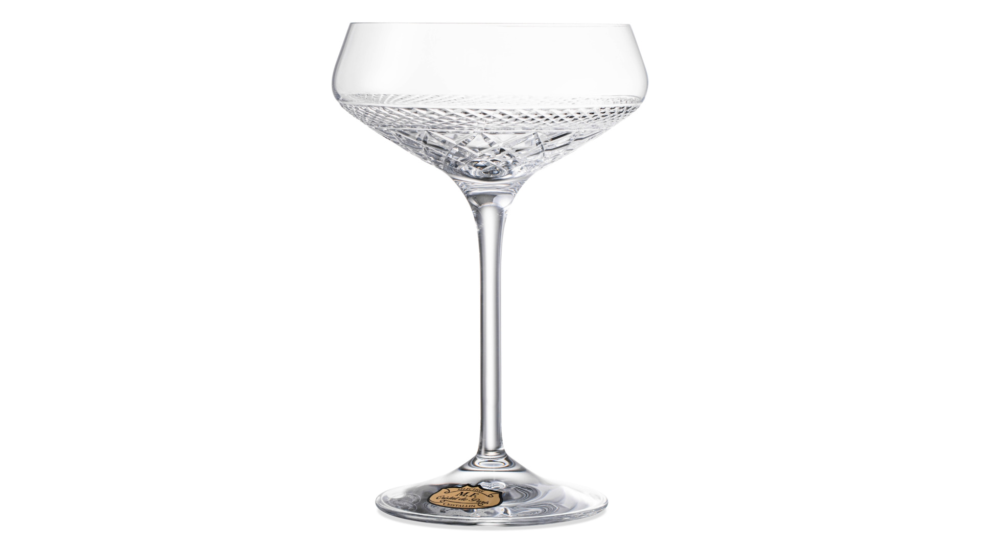 Набор креманок для шампанского Cristal de Paris Король Георг 330 мл, 6 шт, хрусталь