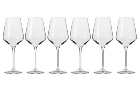 Набор бокалов для белого вина Krosno Авангард 390 мл, 6 шт