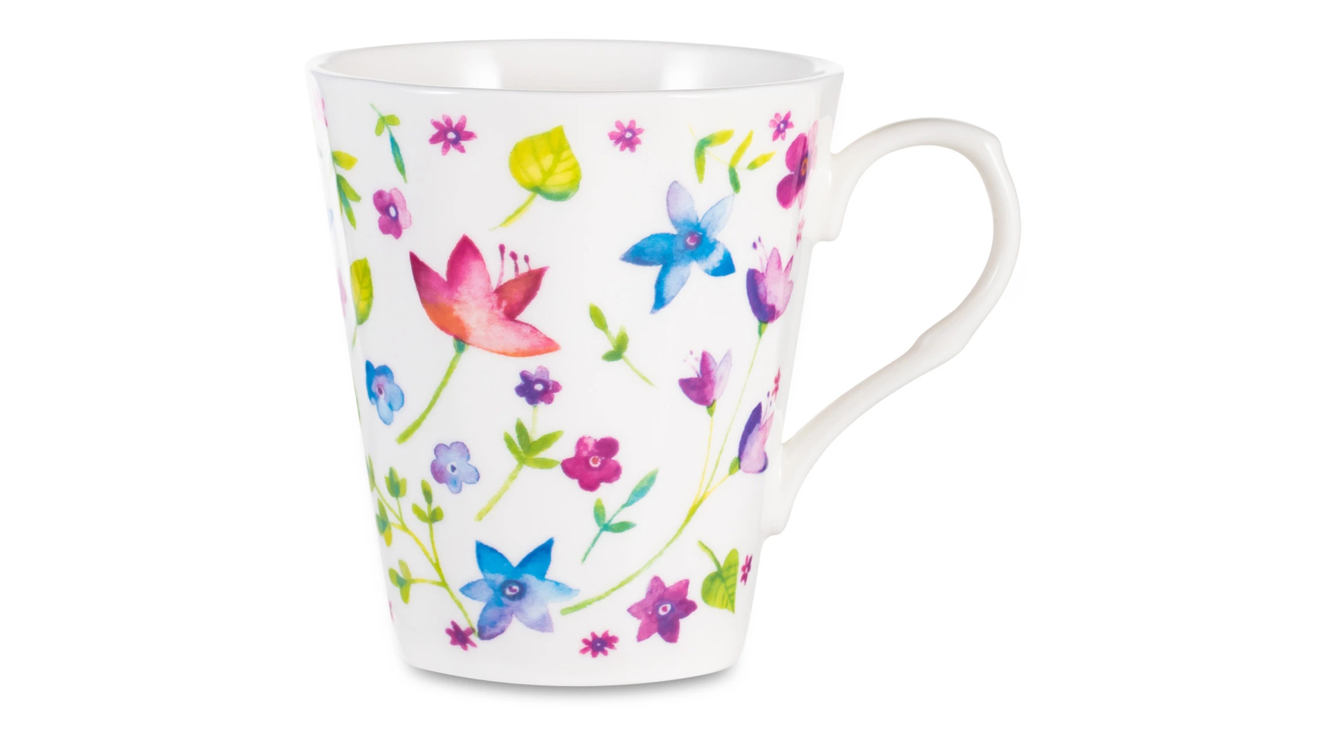 Кружка Just Mugs Heritage Страстоцвет 370 мл, фарфор костяной