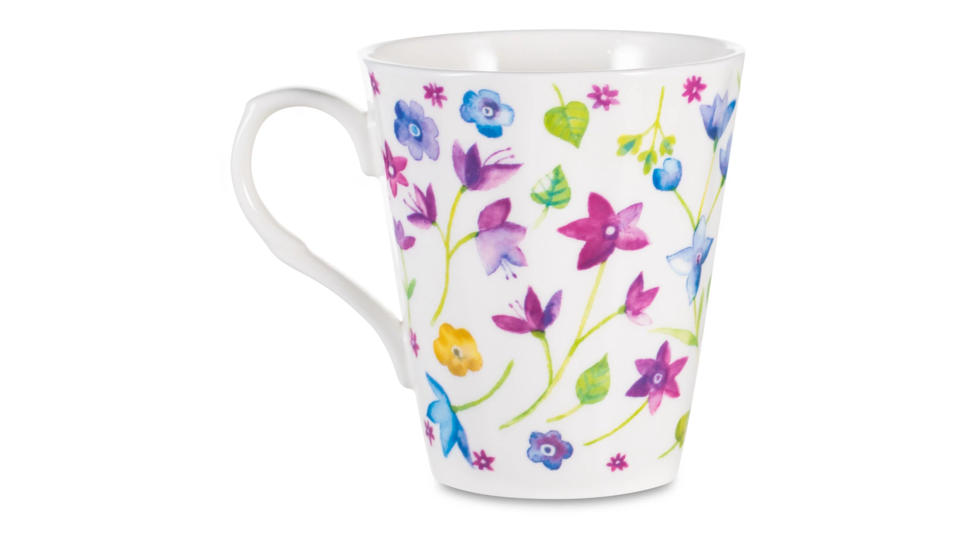 Кружка Just Mugs Heritage Страстоцвет 370 мл, фарфор костяной