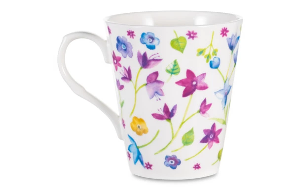 Кружка Just Mugs Heritage Страстоцвет 370 мл, фарфор костяной