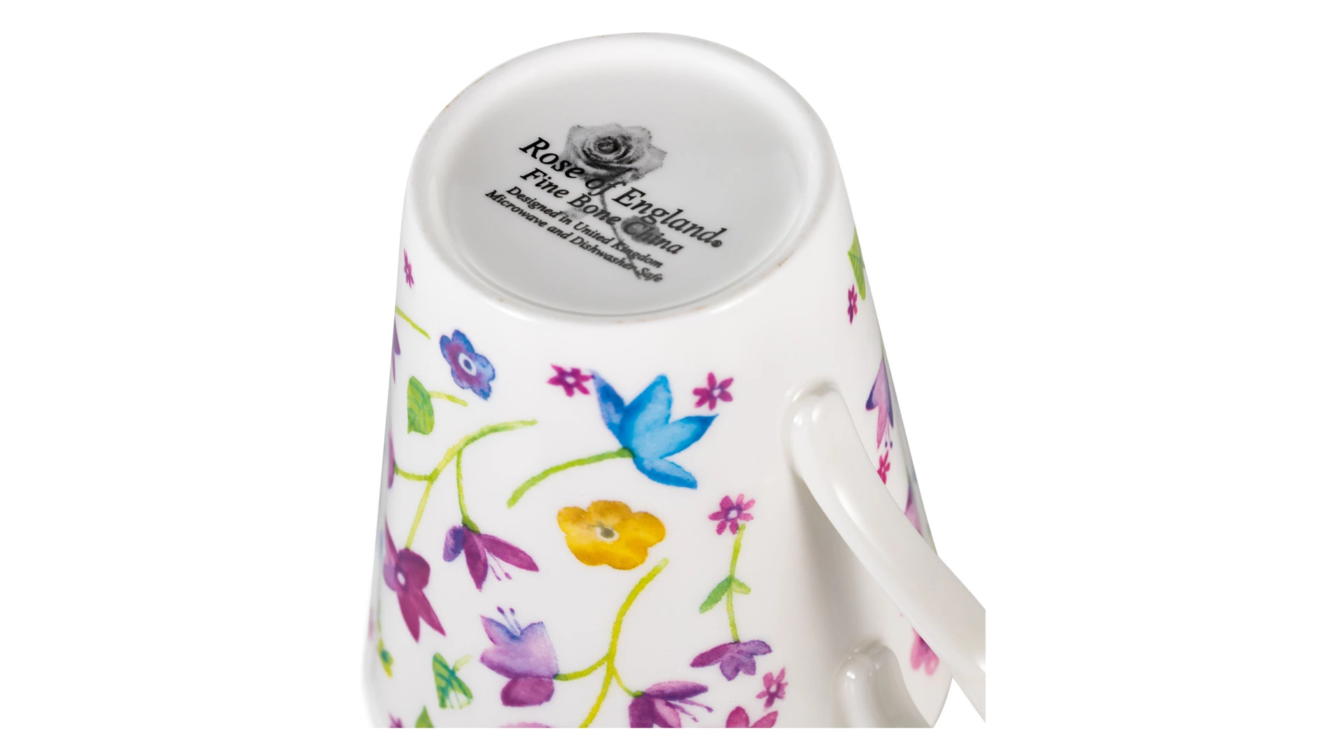 Кружка Just Mugs Heritage Страстоцвет 370 мл, фарфор костяной
