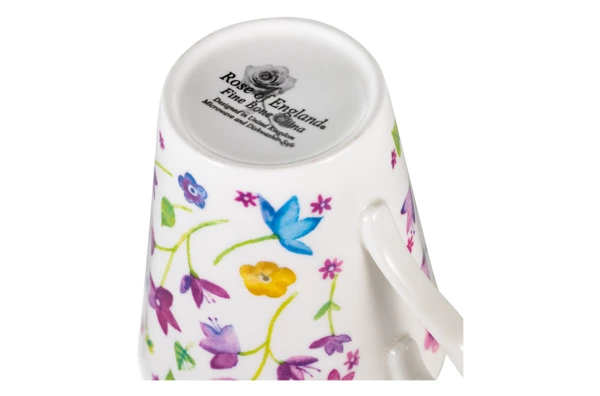 Кружка Just Mugs Heritage Страстоцвет 370 мл, фарфор костяной