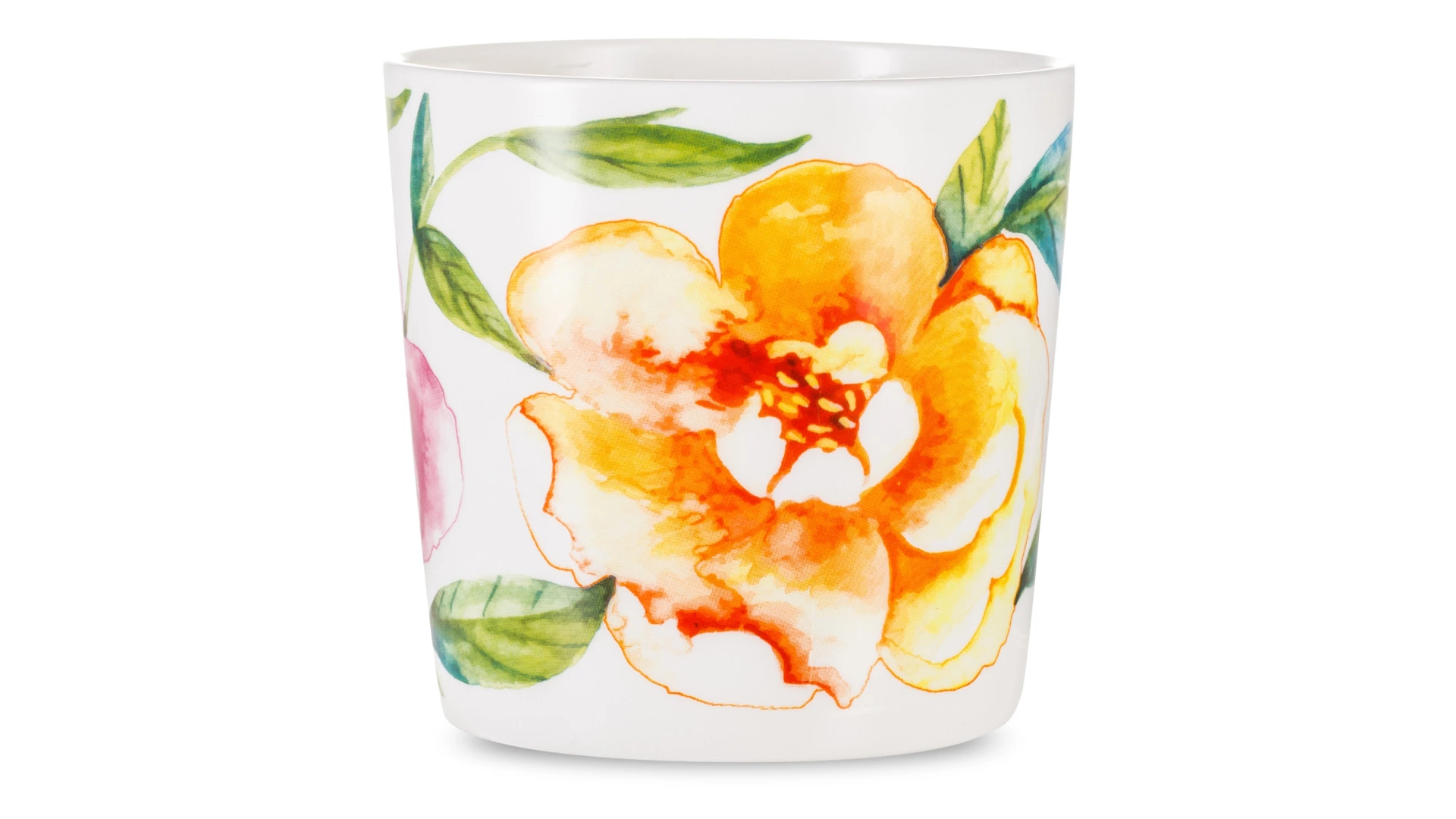 Кружка Just Mugs Dorset Дикие розы Шиповник желтый 400 мл, фарфор костяной