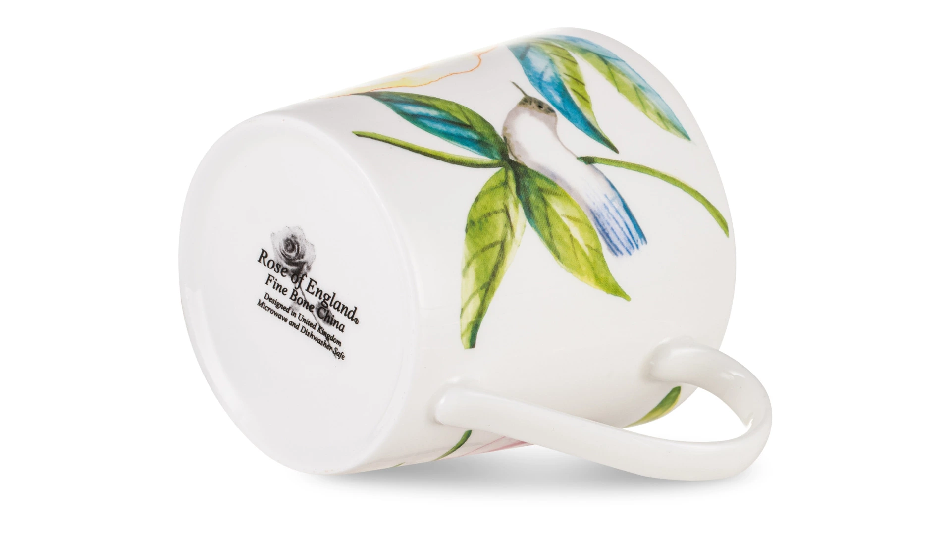 Кружка Just Mugs Dorset Дикие розы Шиповник желтый 400 мл, фарфор костяной