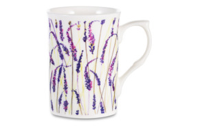 Кружка Just Mugs Buxton Лаванда 325 мл, фарфор костяной