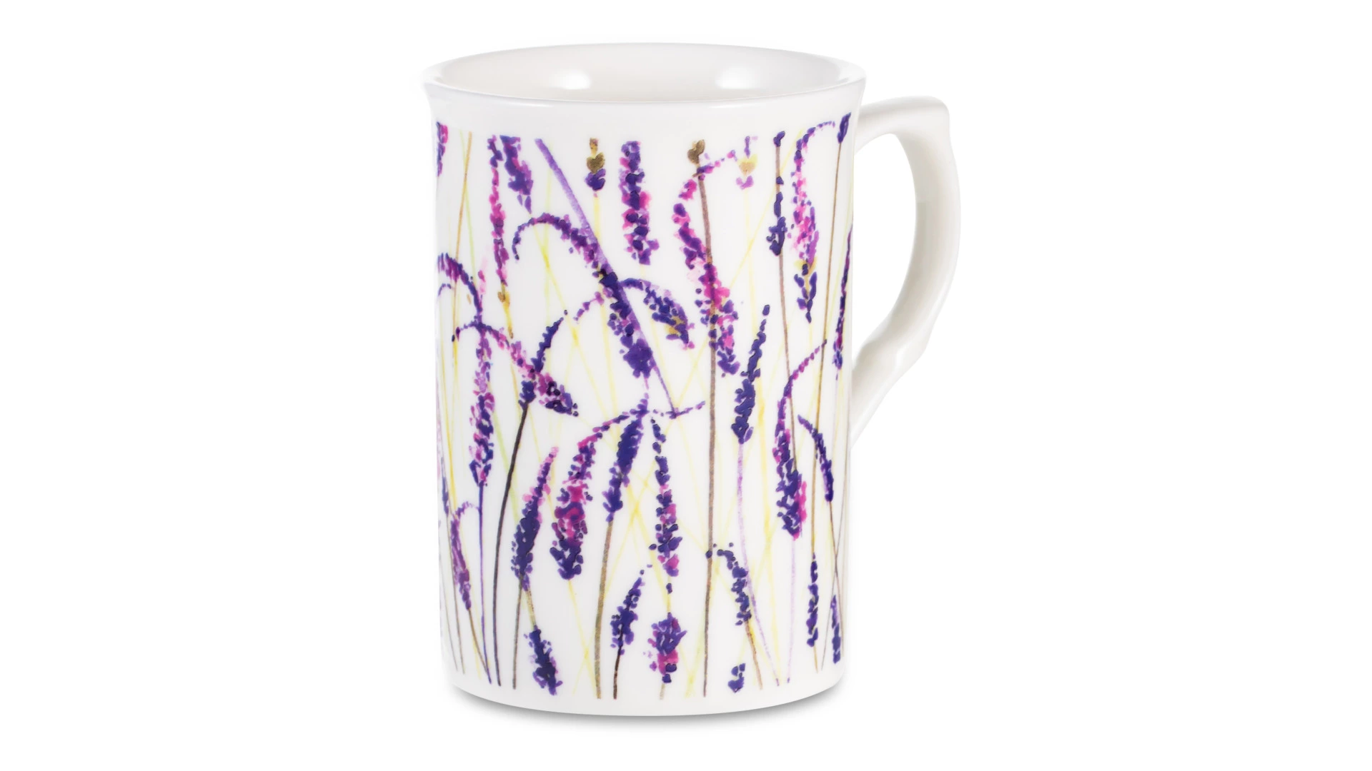 Кружка Just Mugs Buxton Лаванда 325 мл, фарфор костяной