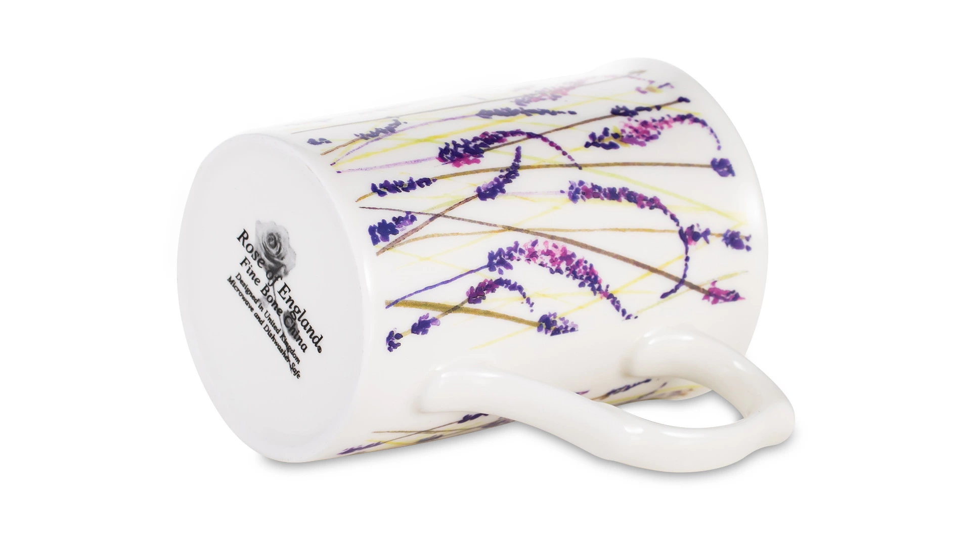 Кружка Just Mugs Buxton Лаванда 325 мл, фарфор костяной