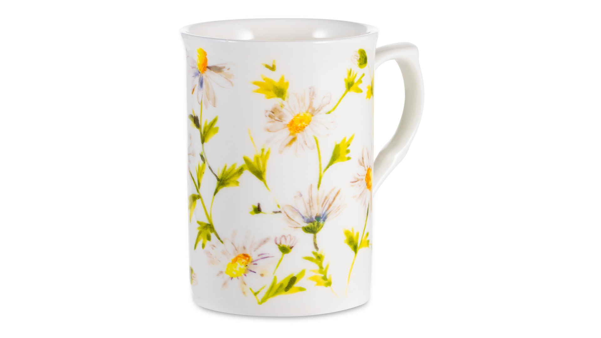 Кружка Just Mugs Buxton Ромашки 325 мл, фарфор костяной