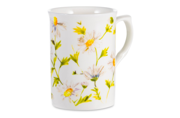 Кружка Just Mugs Buxton Ромашки 325 мл, фарфор костяной