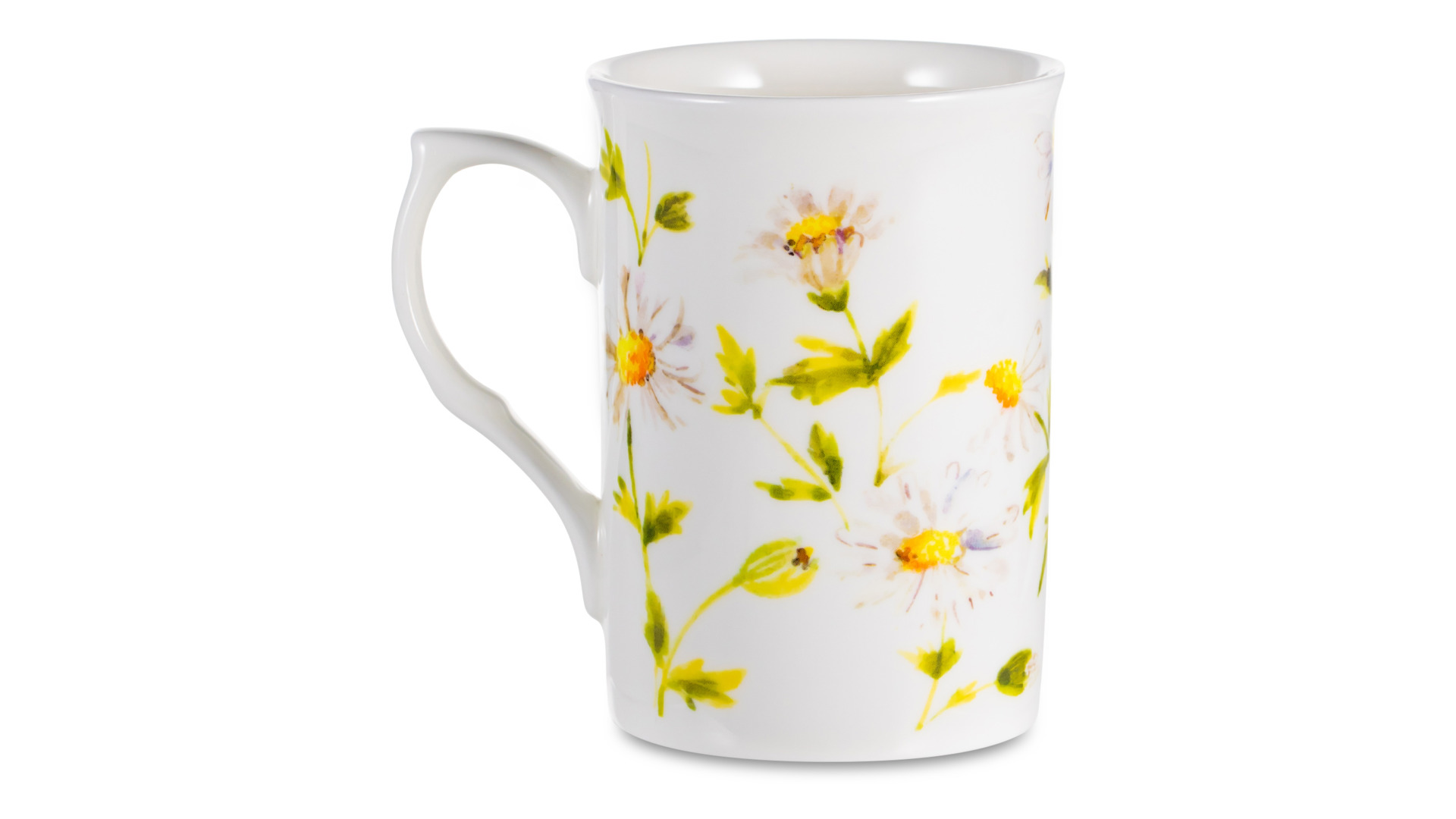 Кружка Just Mugs Buxton Ромашки 325 мл, фарфор костяной