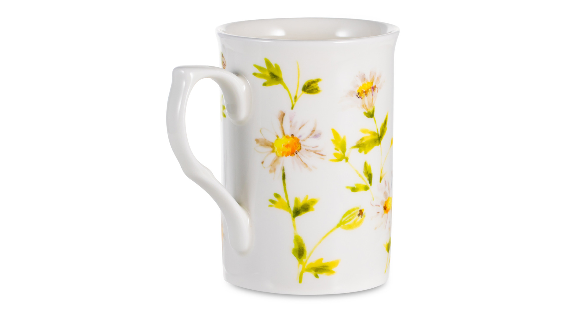 Кружка Just Mugs Buxton Ромашки 325 мл, фарфор костяной