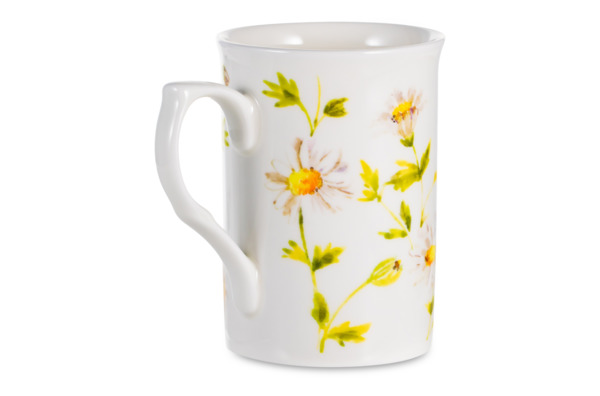 Кружка Just Mugs Buxton Ромашки 325 мл, фарфор костяной