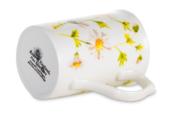 Кружка Just Mugs Buxton Ромашки 325 мл, фарфор костяной