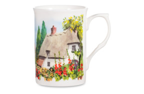 Кружка Just Mugs Buxton Деревушка Ирландская 325 мл, фарфор костяной