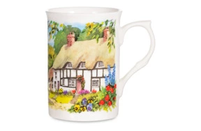 Кружка Just Mugs Buxton Деревушка Английская 325 мл, фарфор костяной