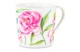 Кружка Just Mugs Dorset Дикие розы Шиповник розовый 400 мл, фарфор костяной