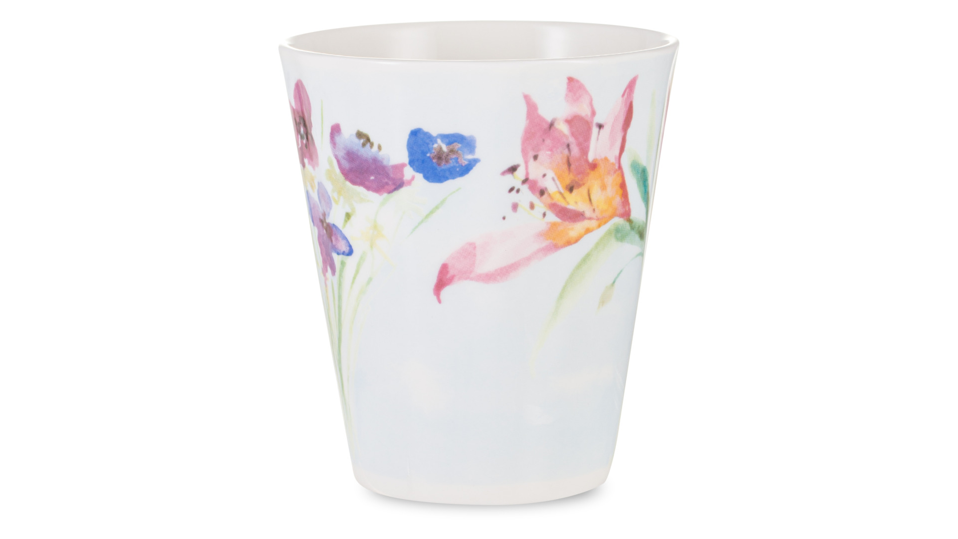 Кружка Just Mugs Heritage Свежие цветы Лилии 370 мл, фарфор костяной