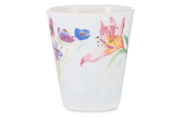 Кружка Just Mugs Heritage Свежие цветы Лилии 370 мл, фарфор костяной
