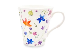 Кружка Just Mugs Heritage Страстоцвет №1 370 мл, фарфор костяной