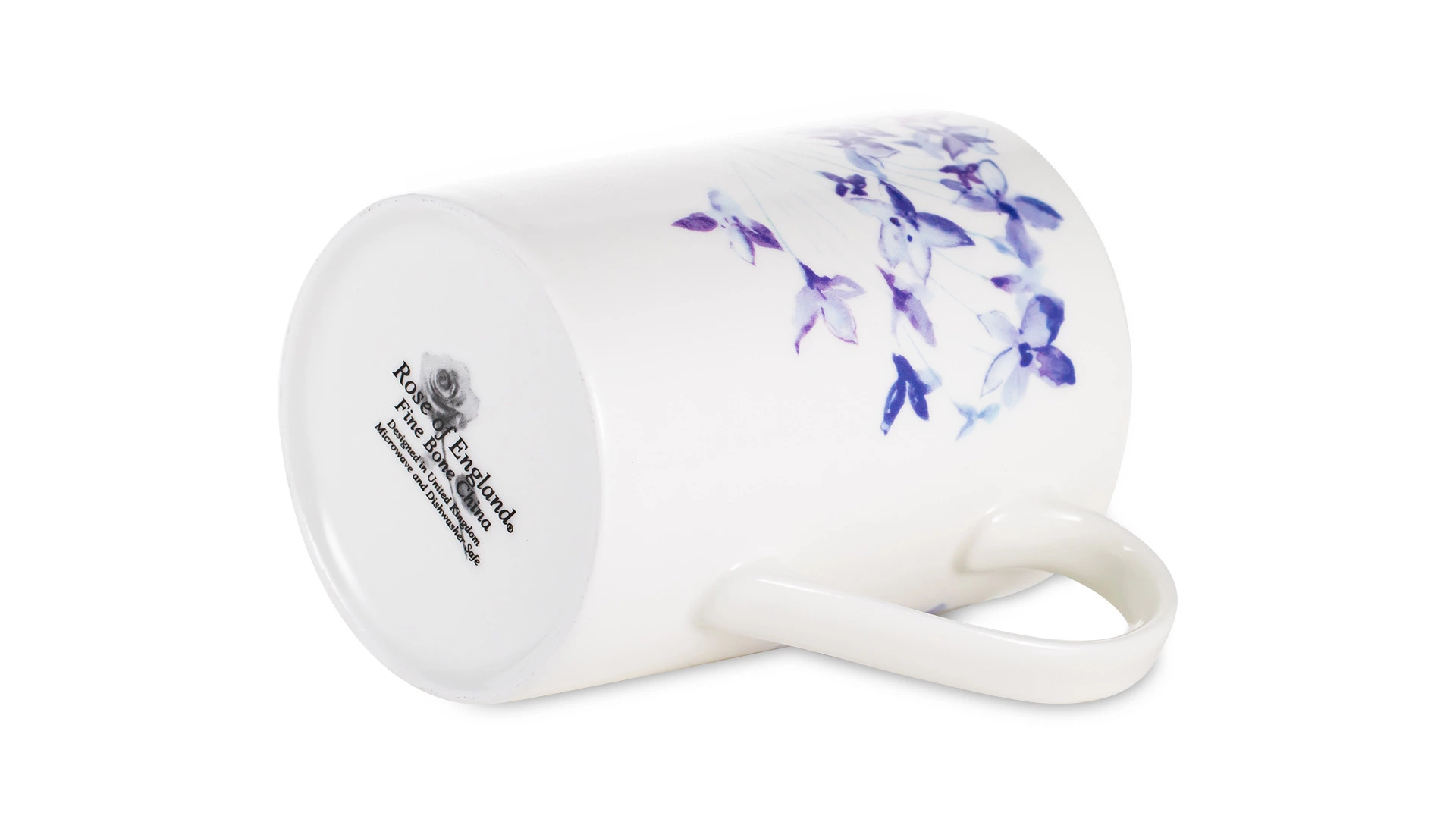 Кружка Just Mugs Norfolk Цветы №2 400 мл, фарфор костяной