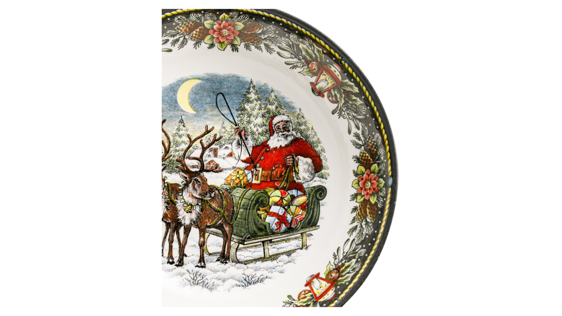 Салатник Royal Stafford Сани Деда Мороза 19 см, фаянс