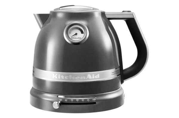 Чайник электрический KitchenAid Artisan 1,5 л, серебряный медальон, 5KEK1522EMS