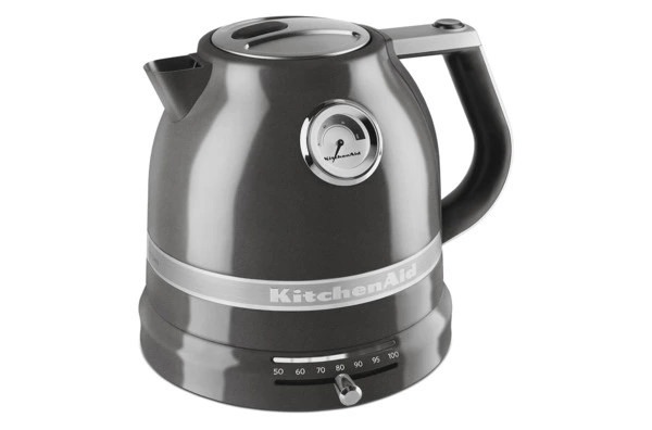Чайник электрический KitchenAid Artisan 1,5 л, серебряный медальон, 5KEK1522EMS