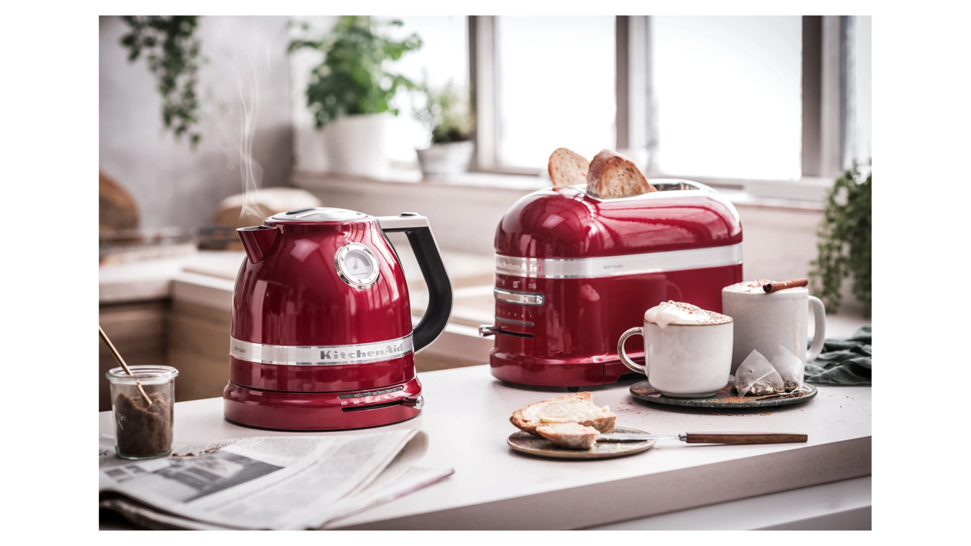 Чайник электрический KitchenAid Artisan 1,5 л, карамельное яблоко, 5KEK1522ECA