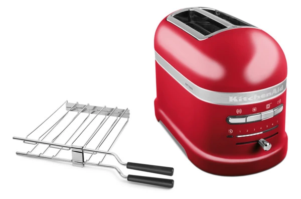 Тостер для 2 тостов KitchenAid Artisan 1250 Вт, красный, 5KMT2204EER