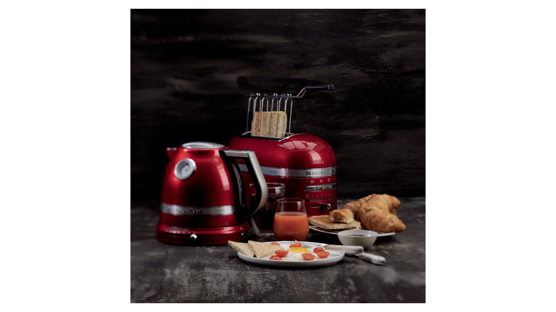 Тостер для 2 тостов KitchenAid Artisan 1250 Вт, карамельное яблоко, 5KMT2204ECA