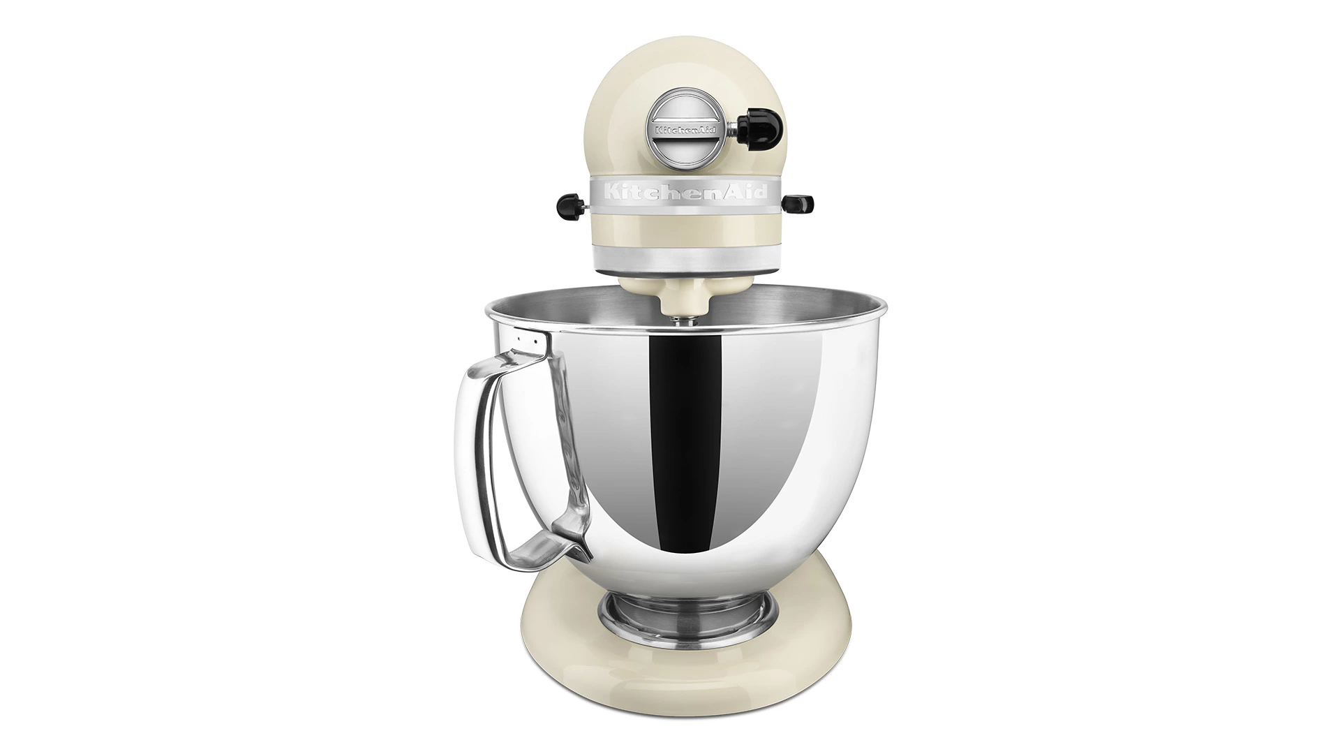 Миксер планетарный KitchenAid Artisan 4,8 л, кремовый, 5KSM175PSEAC, 4 насадки, доп.чаша