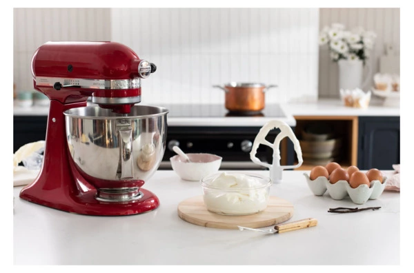 Миксер планетарный KitchenAid Artisan 4,8 л, 4 насадки, экран, 2 чаши, 5KSM175PSECA, карам.яблоко
