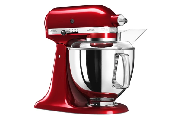 Миксер планетарный KitchenAid Artisan 4,8 л, 4 насадки, экран, 2 чаши, 5KSM175PSECA, карам.яблоко