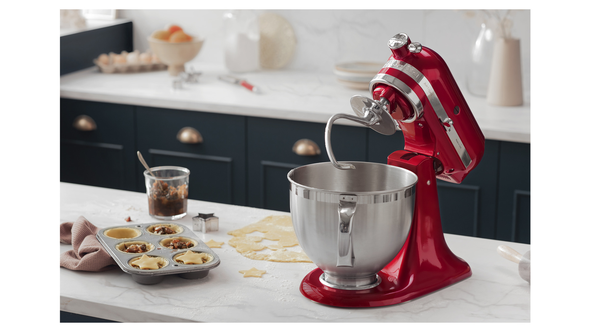 Миксер планетарный KitchenAid Artisan 4,8 л, карамельное яблоко, 5KSM175PSECA