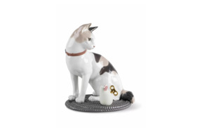 Фигурка Lladro Кошки - мышки 33х22 см