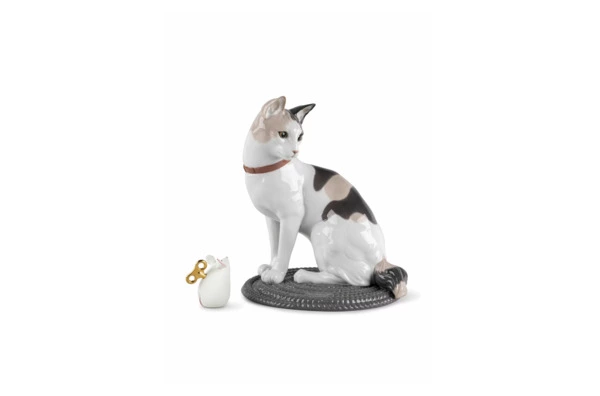Фигурка Lladro Кошки - мышки 33х22 см, фарфор