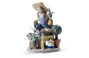 Фигурка Lladro В моем саду 18х25 см, фарфор