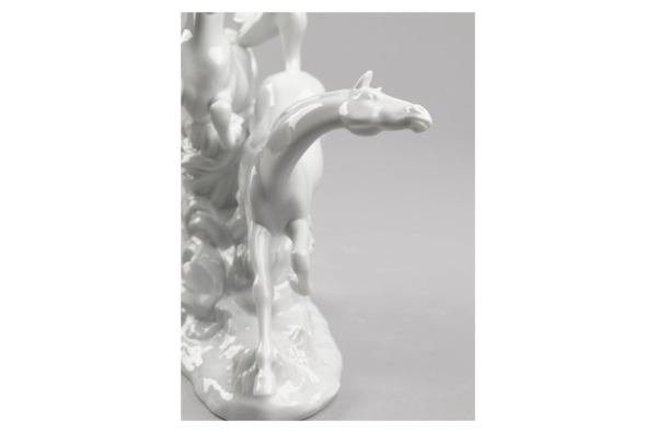 Фигурка Lladro Лошади в галопе 38х30 см, фарфор